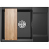 Кухонная мойка GRANULA ESTETICA ES-7003 шварц (черный металлик) 7003 SHBAPC
